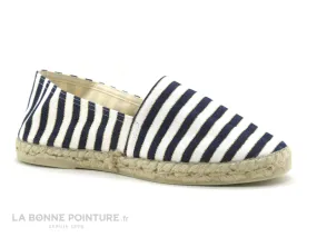 Achat chaussures La Maison de L'Espadrille Femme Chaussure en Toile, vente Maison Espadrille 324 Martina - Marine - Espadri