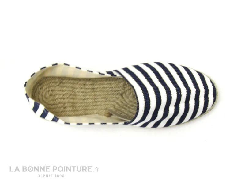 Achat chaussures La Maison de L'Espadrille Femme Chaussure en Toile, vente Maison Espadrille 324 Martina - Marine - Espadri