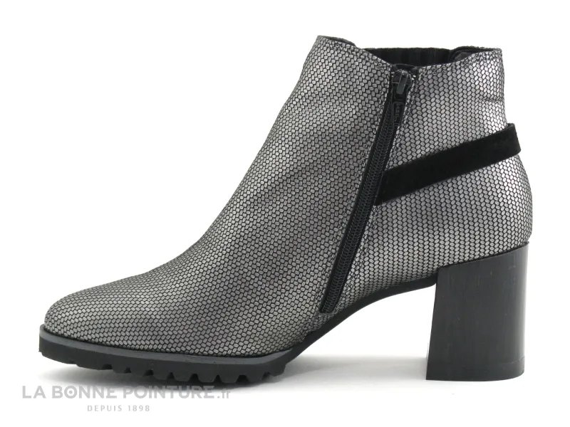 Achat chaussures Softwaves Femme Boots, vente Softwaves 7-23-33 Carbon Pewter - Argent - Boots talon