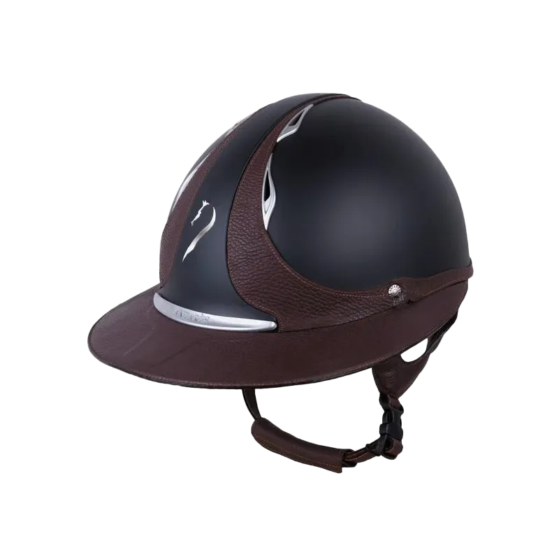 Antarès Sellier - Casque Référence Visière Eclipse noir/ marron