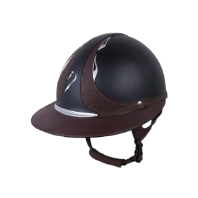 Antarès Sellier - Casque Référence Visière Eclipse noir/ marron