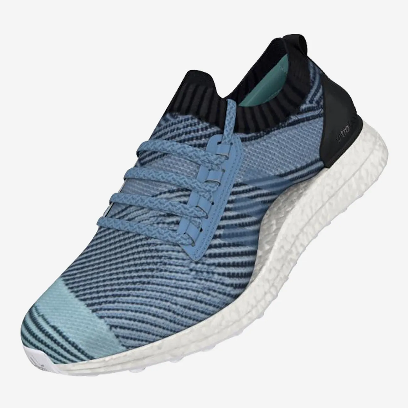 Baskets running Parley Ultra X bleu/noir