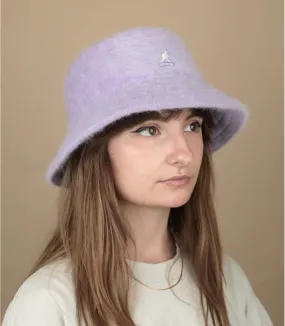 Bob femme violet lavande fourrure - Furgora Bucket lavender Kangol : Headict