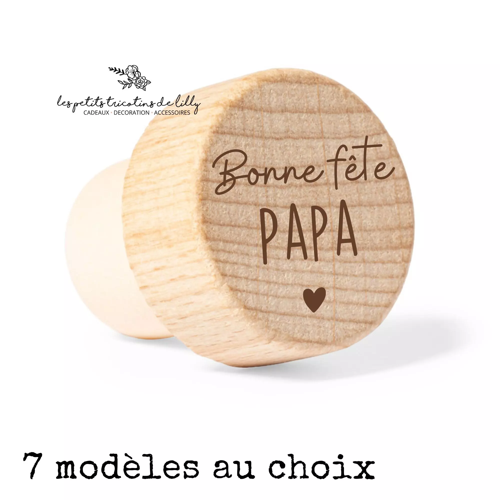 BOUCHON DE BOUTEILLE EN BOIS