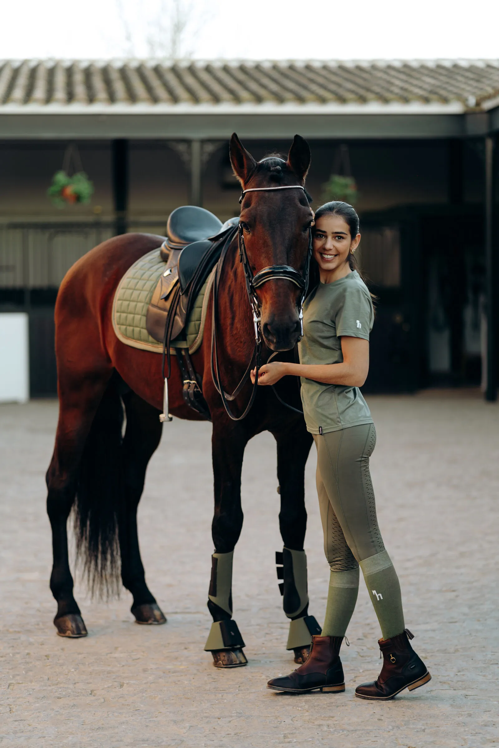 Horze Chaussettes de cavalier Bambou