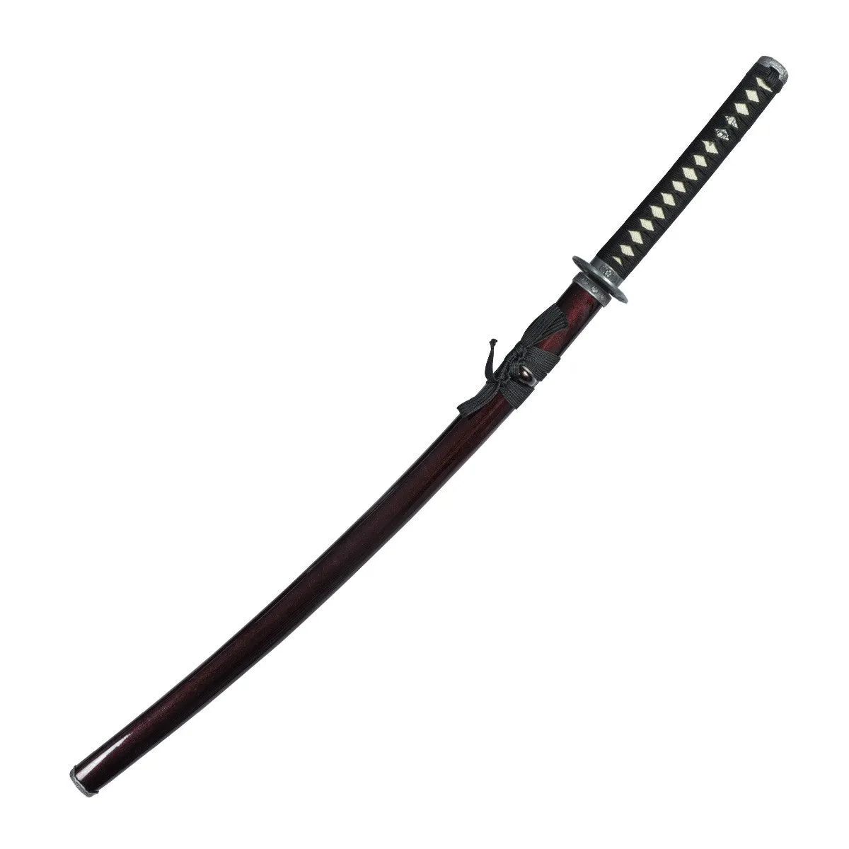 Katana Acier Inoxydable Fuji Mae - Grenat