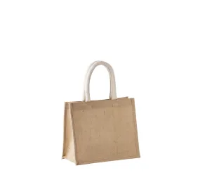 Kimood KI0273 - Sac style cabas en toile de jute - modèle moyen