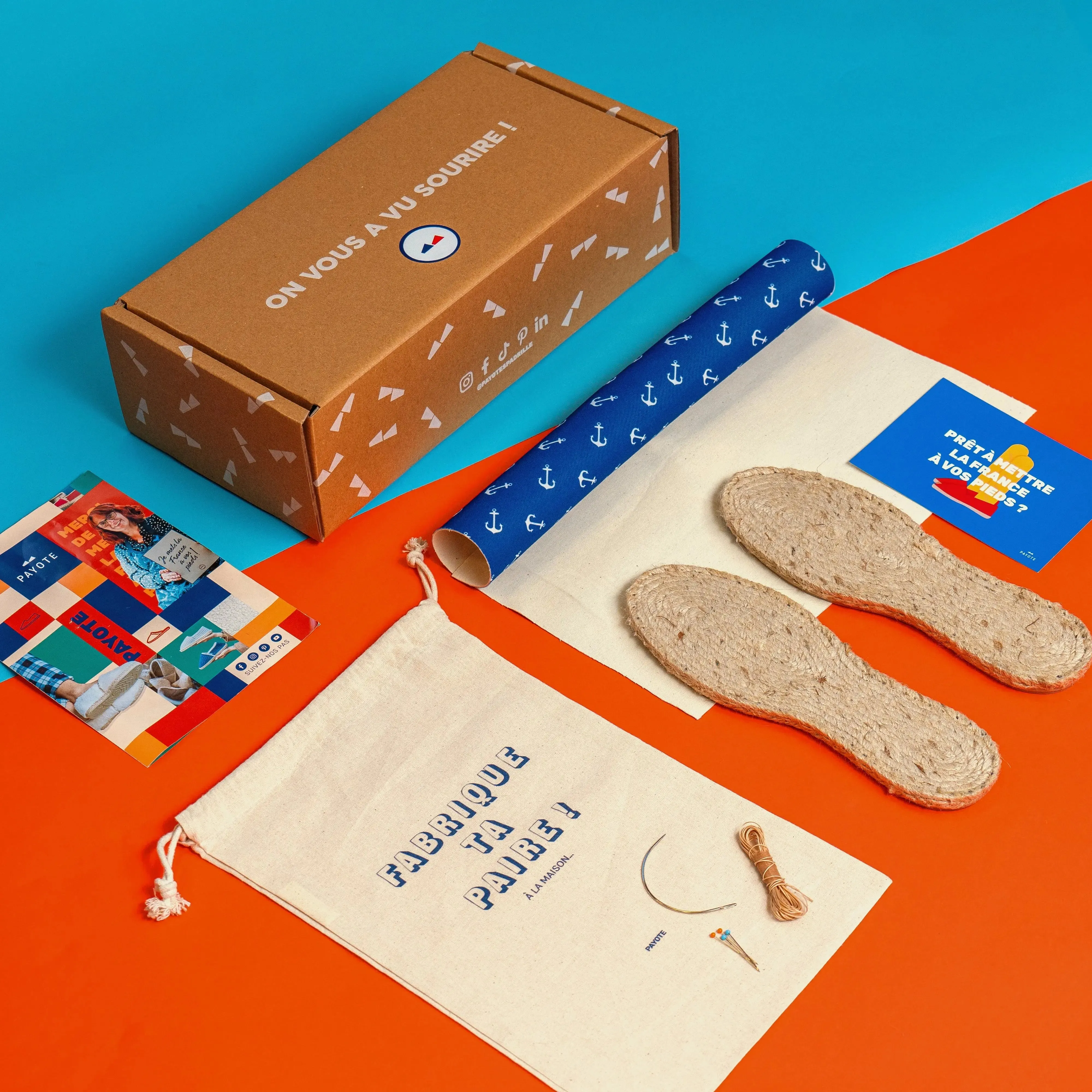 Kit Fabrique ton espadrille AUBIN