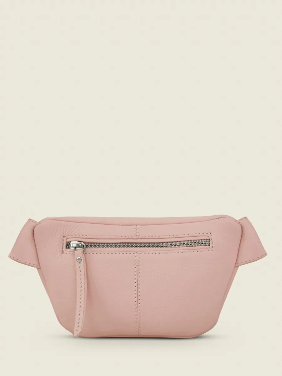 MINI SAC BANANE EN CUIR ROSE LaBanane XS Pastel - Poudré