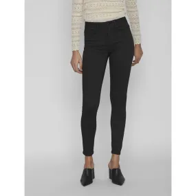 Pantalon 5 poches skinny fit noir en coton modal | 3 Suisses