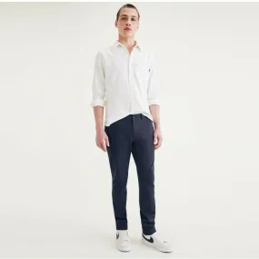 Pantalon chino skinny California bleu marine en coton | 3 Suisses