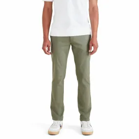 Pantalon chino skinny California vert en coton | 3 Suisses