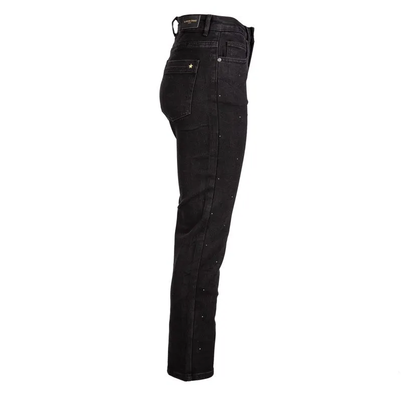 Pantalon skinny Stacy noir Femme LA PETITE ETOILE à prix dégriffé ! | 