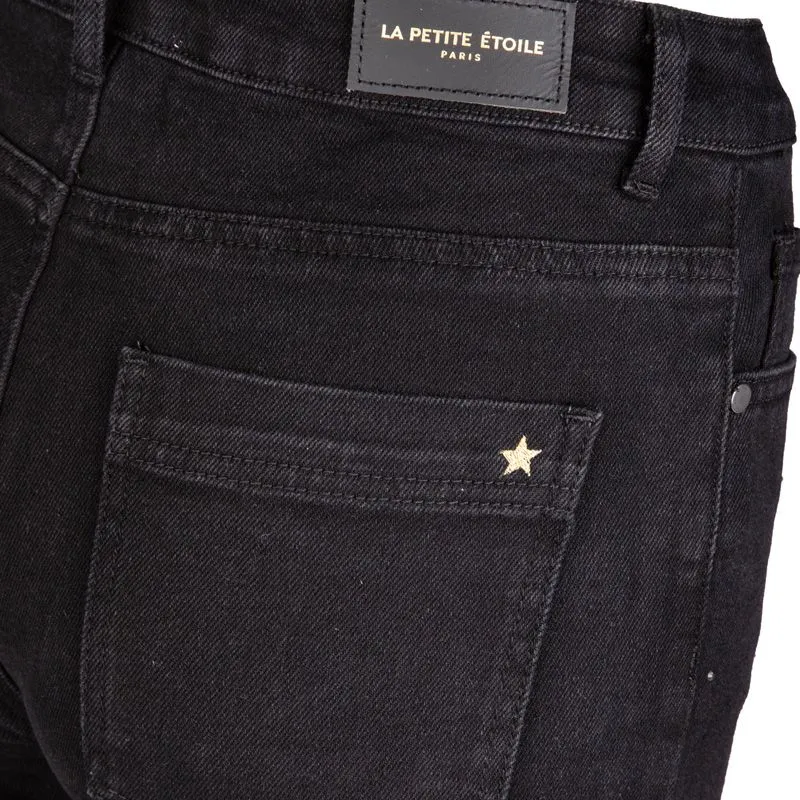 Pantalon skinny Stacy noir Femme LA PETITE ETOILE à prix dégriffé ! | 