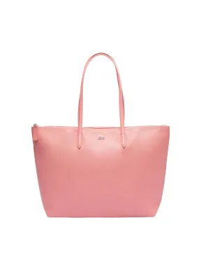 Petit sac cabas Lacoste Ref 48035 N05 Rose 24*24.5*14.5 cm