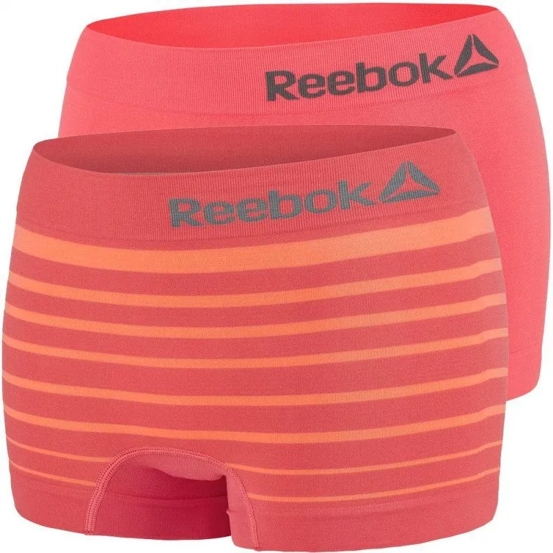 REEBOK Lot de 2 Boxers Femme Microfibre RAY Rose