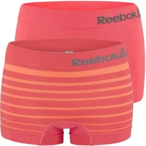 REEBOK Lot de 2 Boxers Femme Microfibre RAY Rose