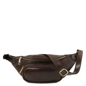 Sac Banane en Cuir Marron Foncé TL141797