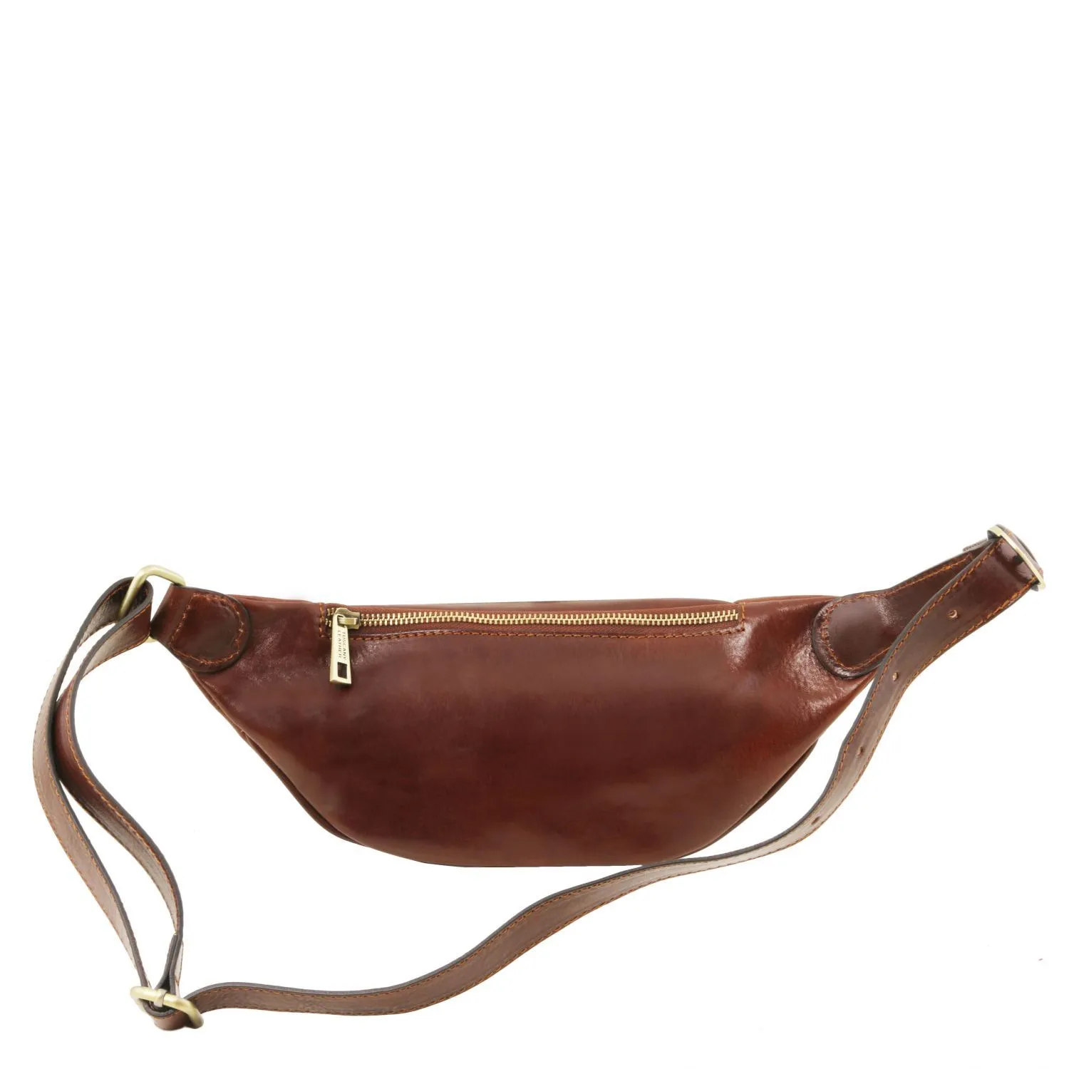 Sac Banane en Cuir Marron Foncé TL141797