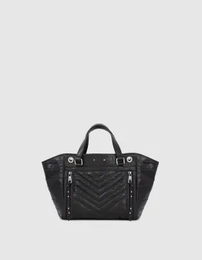 Sac cabas 1440 MEDIUM CROCO matelassé chevron femme