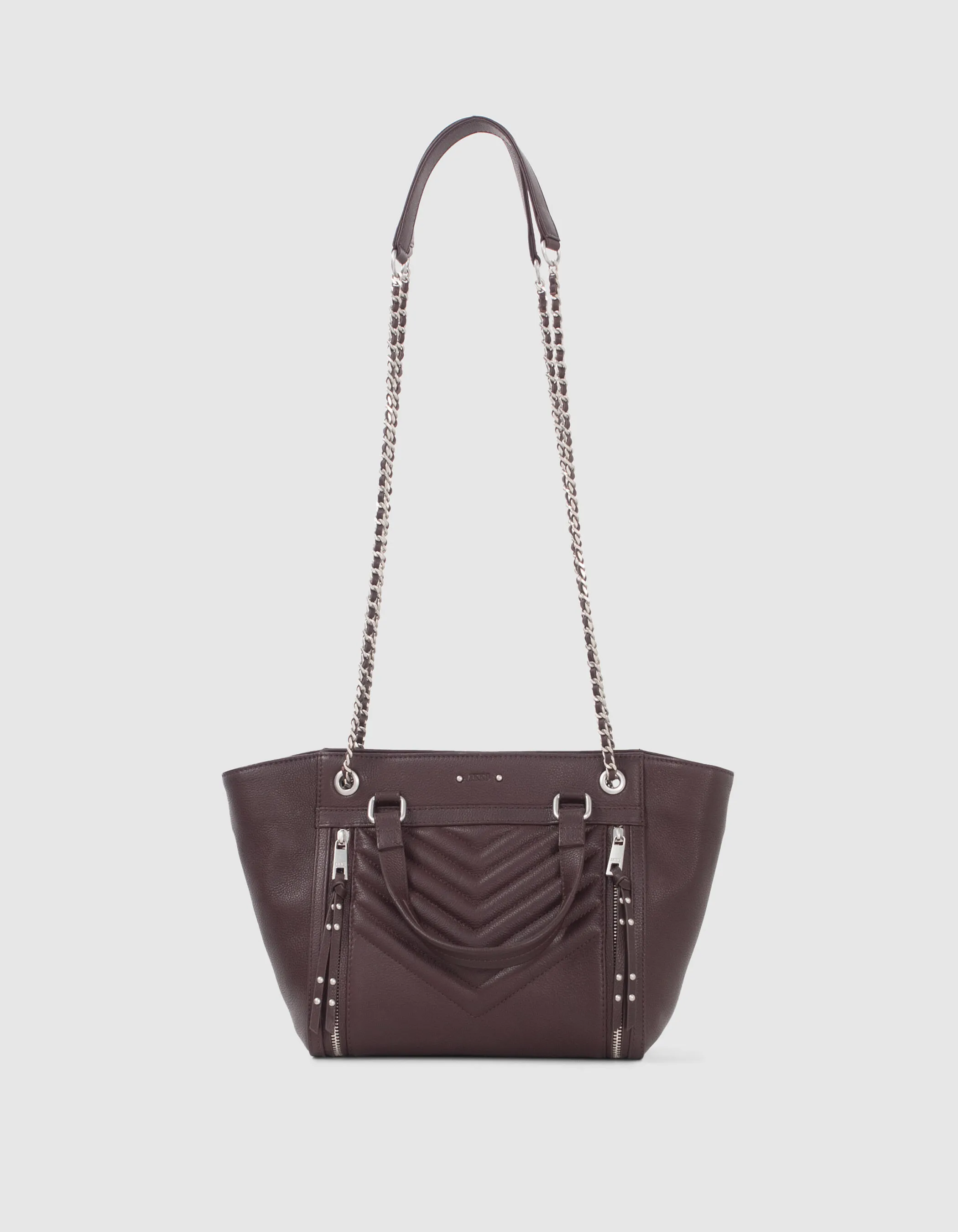 Sac cabas 1440 Medium grenat cuir Femme