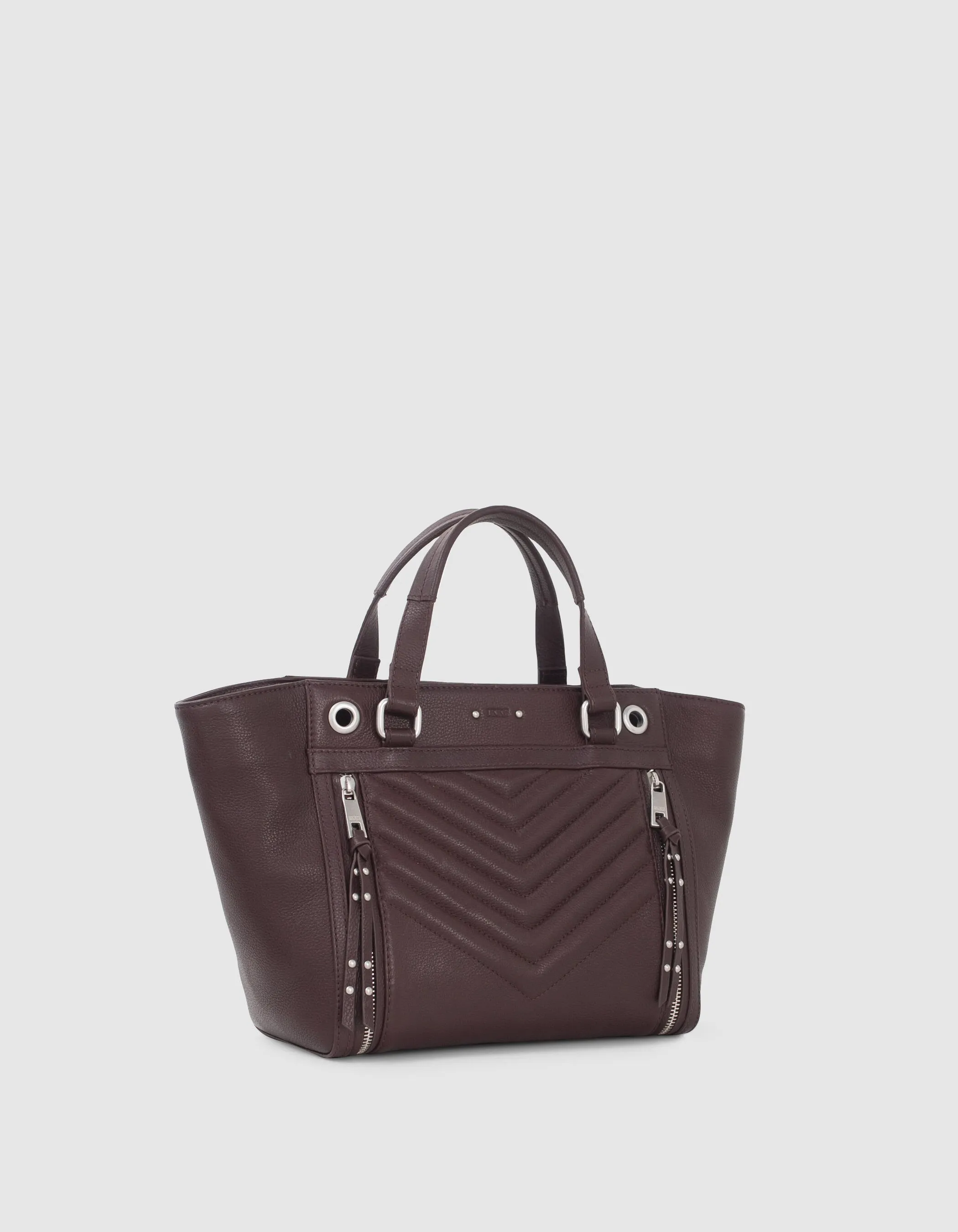 Sac cabas 1440 Medium grenat cuir Femme