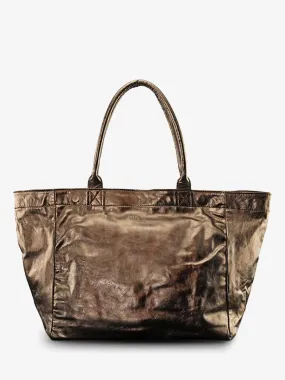 SAC CABAS CUIR FEMME PAULMARIUS CUIVRÉ MonPartenaire - M - Cuivré