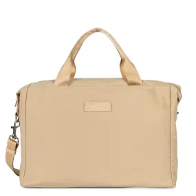 Sac cabas épaule Zippé L Basic Vita sable en nylon | 3 Suisses