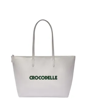 Sac cabas Lacoste Ref 63167 N48 Blanc 35*30*14 cm