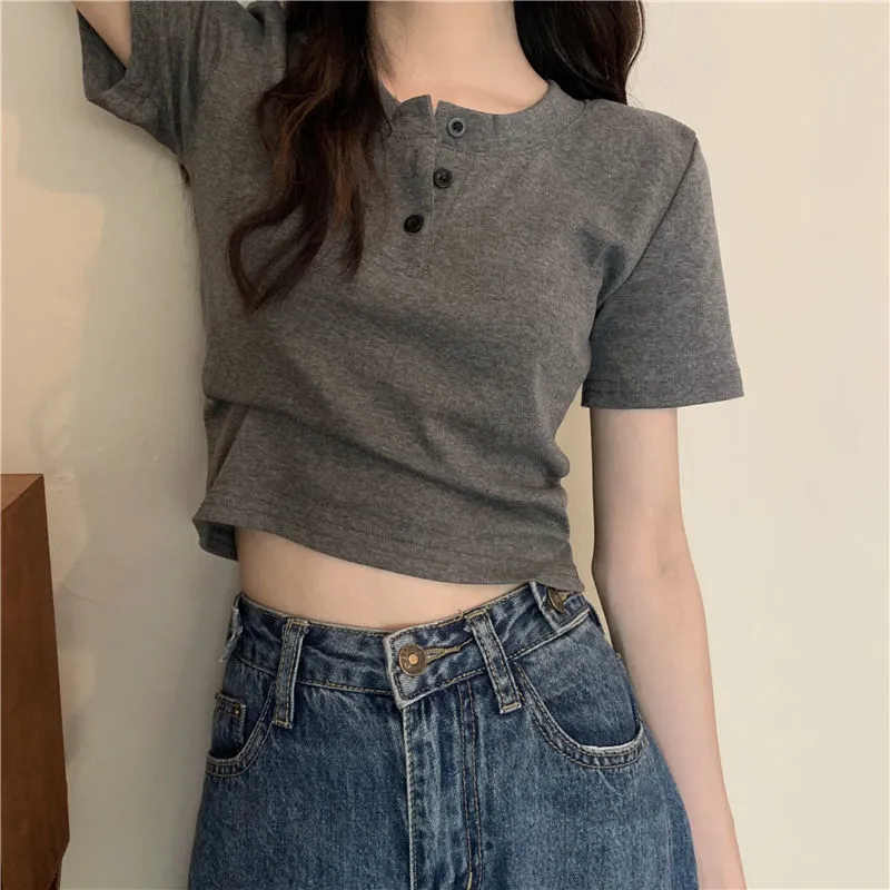 Solid Casual Skinny White Slim Female Tops