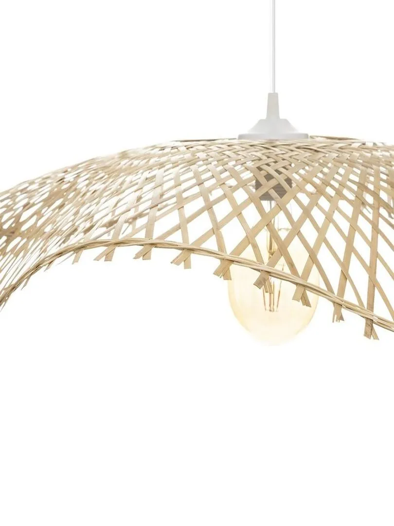 Suspension bambou Tess naturel D75 - Beige