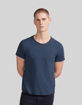 T-shirt L'Essentiel petrol coton bio col rond Homme