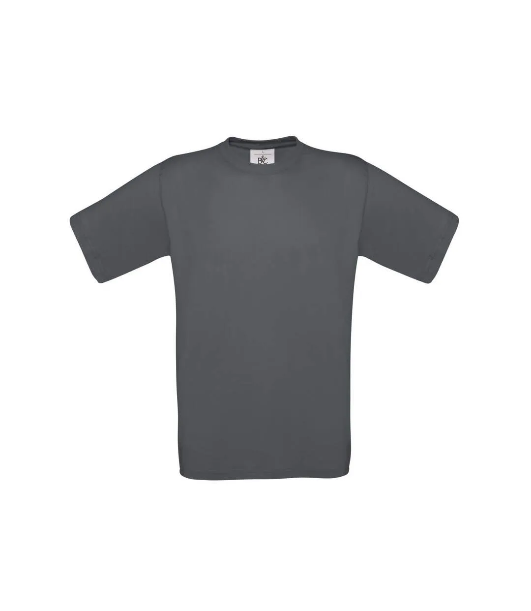 T-shirt à col rond exact 190 homme gris sport B&C