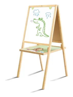 Tableau double face pliable en bambou naturel Hape - N/A